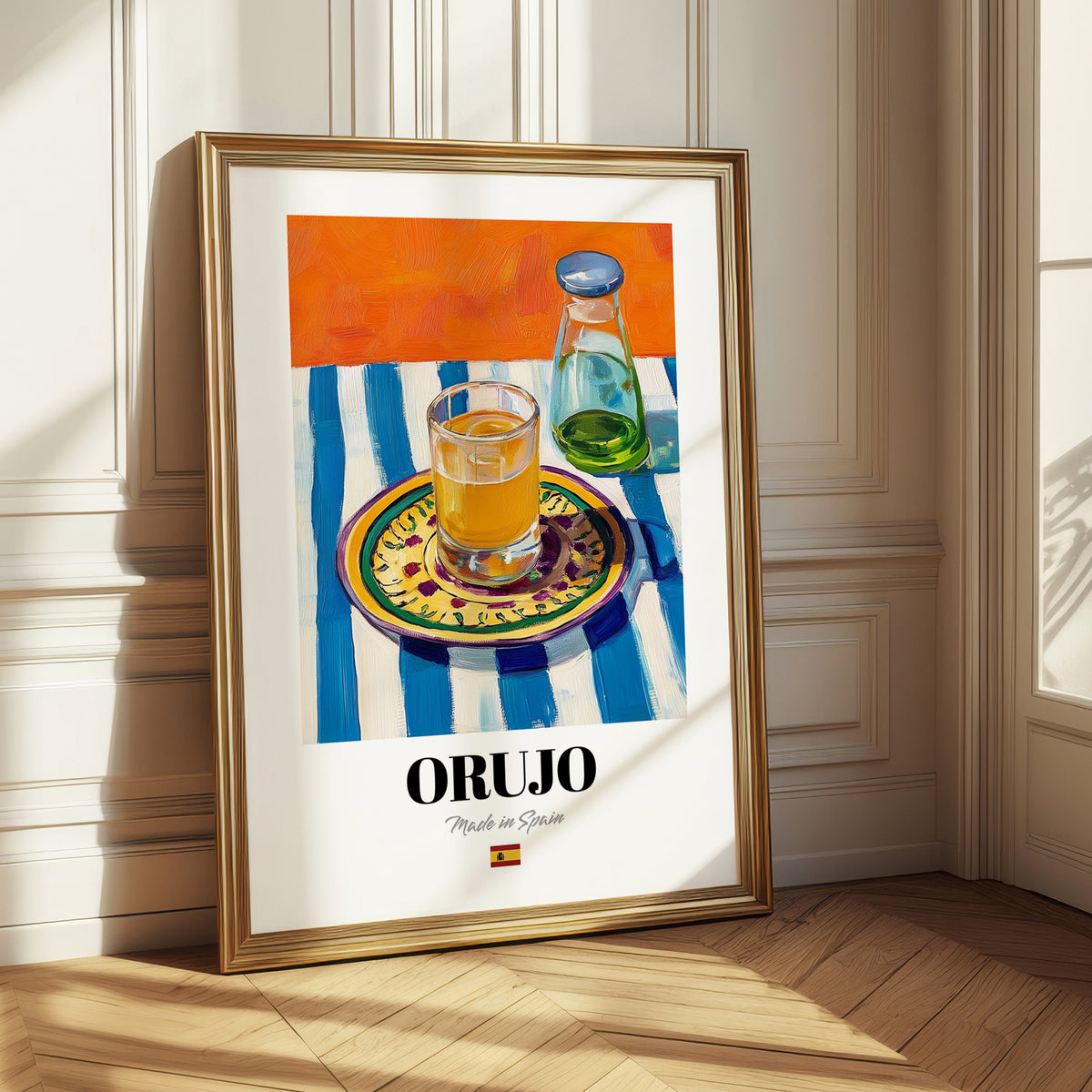Orujo – Spanish Spirit Drink, Beach Bar Art