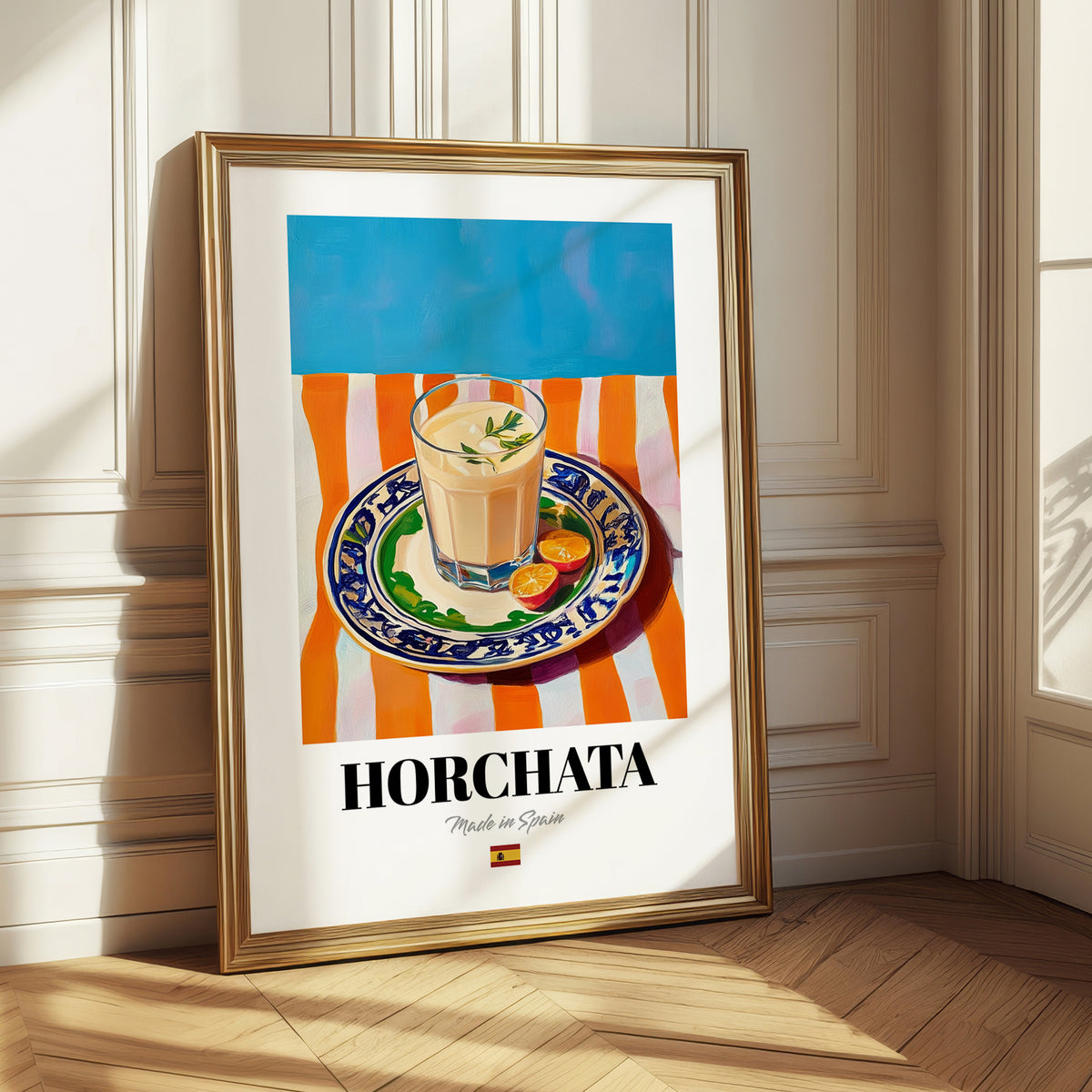 Horchata – Spanish Beverage Drink, Jazz Bar Poster