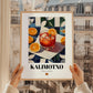 Kalimotxo – Spanish Cocktail Drink, Sky Bar Painting, styled in a charming Paris street view