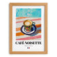 Café Noisette – French Coffee, Espresso Bar Wall Art, set in oak frame