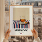 Armagnac – French Spirit Drink, Hotel Lobby Poster, styled in a charming Paris street view