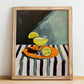 Limoncello – Italian Liqueur Drink, Cocktail Lounge Poster, no-text version framed in wood