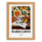 Marocchino – Italian Coffee, Book Café Wall Art, set in oak frame