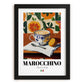 Marocchino – Italian Coffee, Book Café Wall Art, in sleek black frame
