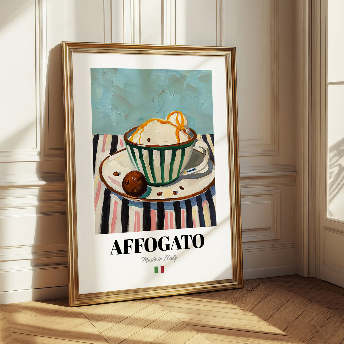 Affogato – Italian Coffee, Konditorei Wall Art