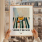 Vermut Bianco – Italian Cocktail Drink, Sky Bar Print, styled in a charming Paris street view
