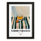 Vermut Bianco – Italian Cocktail Drink, Sky Bar Print, in sleek black frame