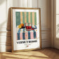 Vermut Rosso – Italian Cocktail Drink, Beach Bar Print
