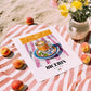 Bicerin – Italian Coffee, Café Poster, unframed on coastal sand