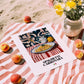 Spaghetti Carbonara – Italian Pasta, Osteria Poster, unframed on coastal sand