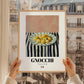Gnocchi – Italian Pasta, Ristorante Wall Art, styled in a charming Paris street view