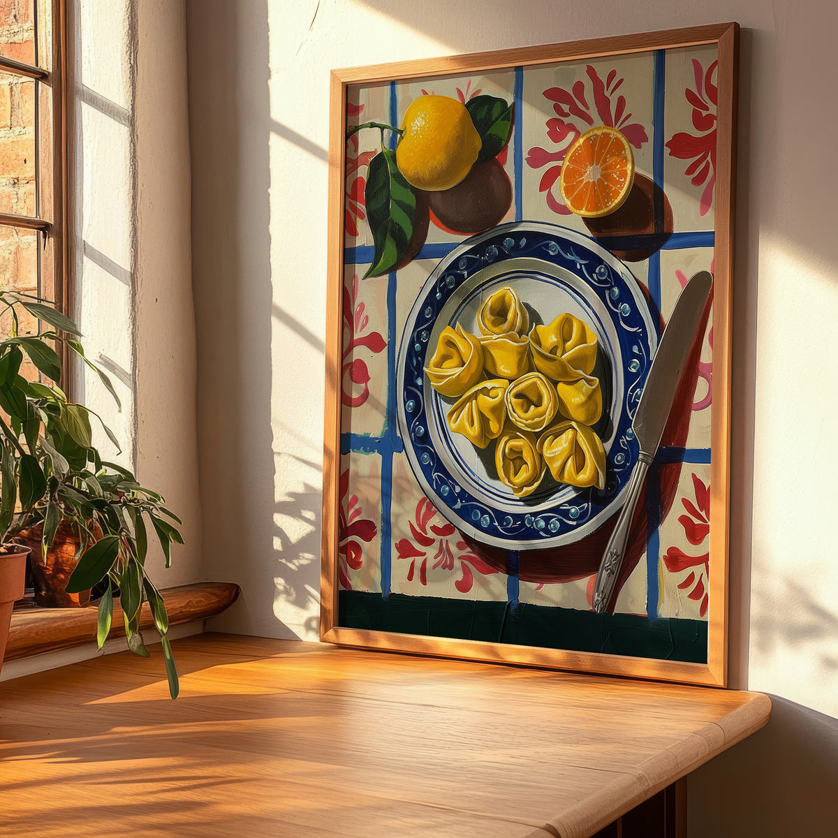 Tortellini – Italian Pasta, Ristorante Wall Art, clean layout with no caption