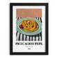 Pici Cacio e Pepe – Italian Pasta, Ristorante Poster, in sleek black frame