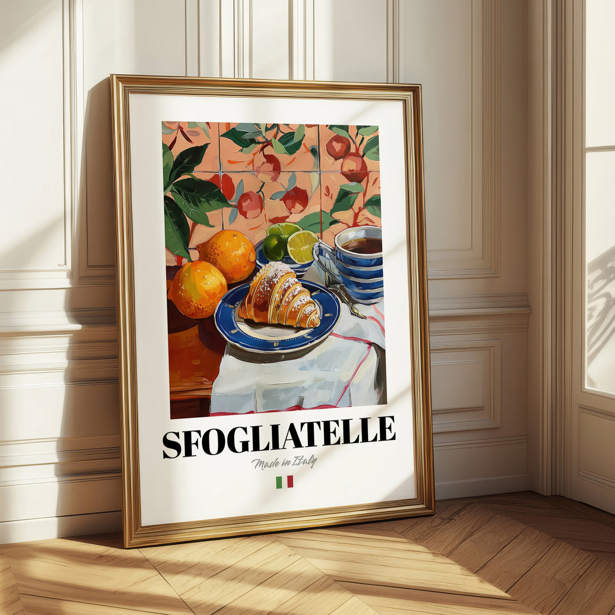 Sfogliatelle – Italian Pastry Dish, Café Wall Art