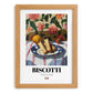 Biscotti – Italian Biscuits Dish, Bistro Poster, set in oak frame