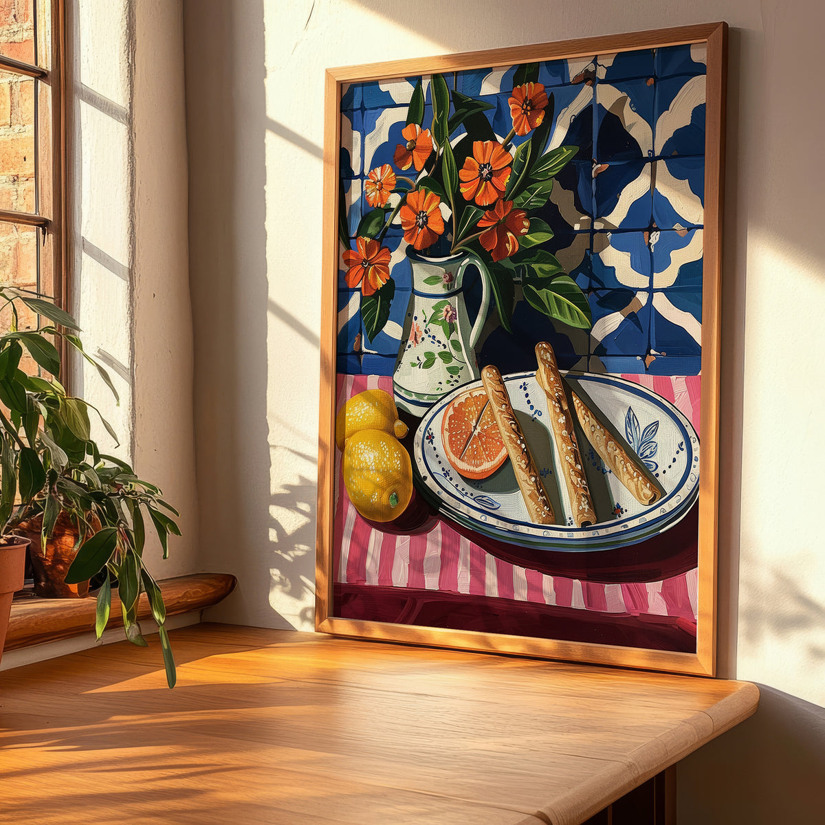 Grissini – Italian Bread Dish, Brasserie Poster, clean layout with no caption