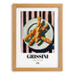 Grissini – Italian Bread Dish, Brasserie Poster, set in oak frame