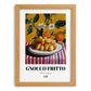 Gnocco fritto – Italian Snack Dish, Fine Dining Restaurant Print, set in oak frame