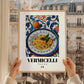 Vermicelli – Italian Pasta, Restaurant Poster, styled in a charming Paris street view