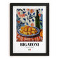 Rigatoni – Italian Pasta, Ristorante Poster, in sleek black frame