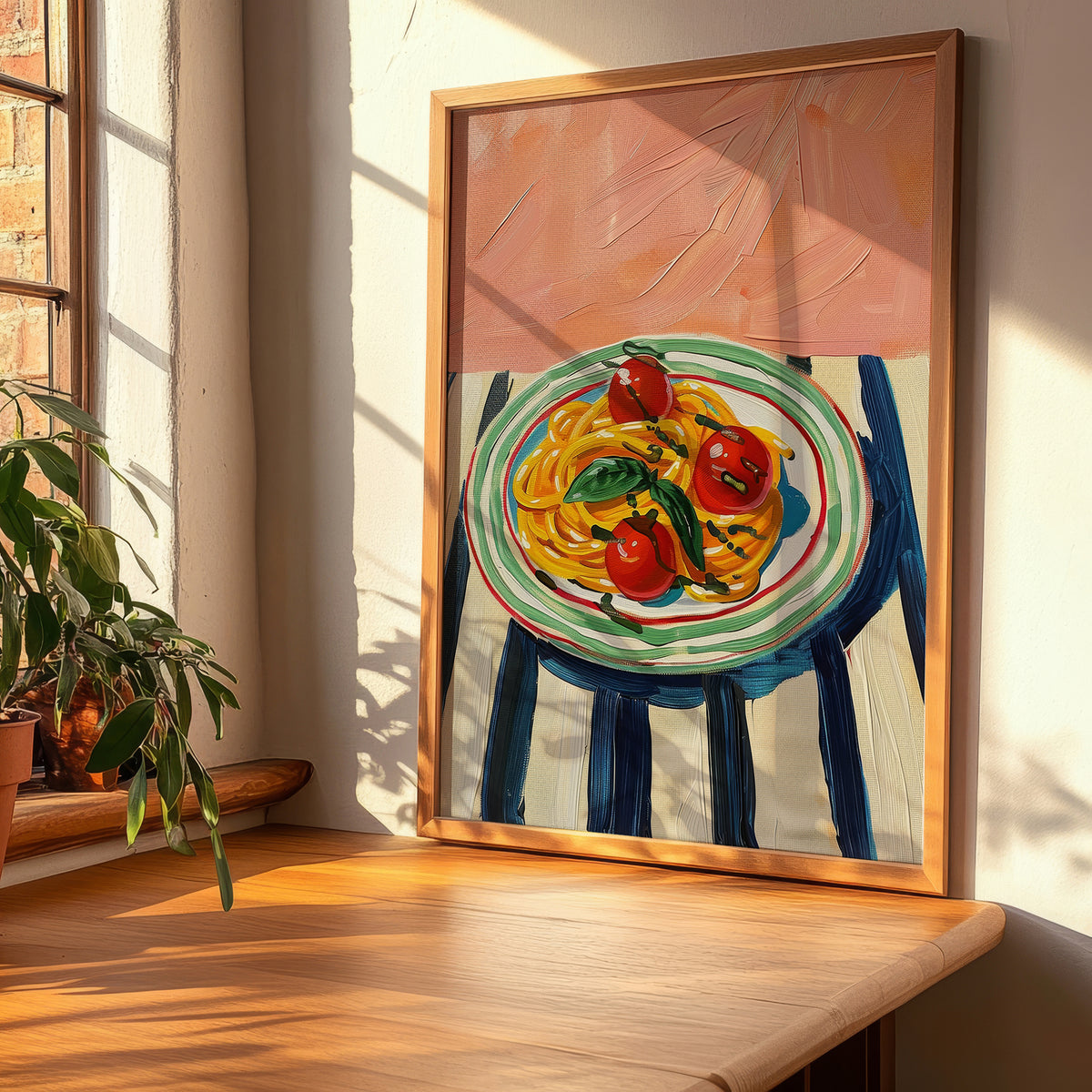Pasta al pomodoro – Italian Pasta, Restaurant Poster, clean layout with no caption