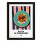 Pasta al pomodoro – Italian Pasta, Osteria Painting, in sleek black frame
