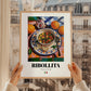 Ribollita – Italian Soup Dish, Brasserie Wall Art, styled in a charming Paris street view
