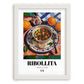 Ribollita – Italian Soup Dish, Brasserie Wall Art, placed in minimal white frame