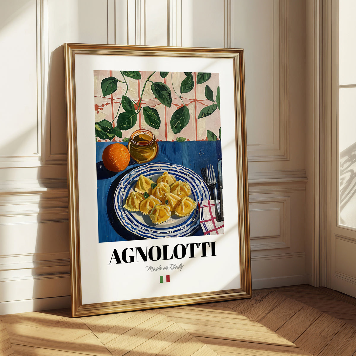 Agnolotti – Italian Pasta, Trattoria Poster