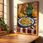 Pasta Carbonara – Italian Pasta, Ristorante Print, clean layout with no caption