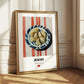 Jiaozi Dumplings – on Striped Tablecloth, Chinese Food Art