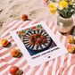 Sweet and Sour Pork – Oil Painting, Chinese Food Illustration, unframed on coastal sand
