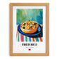 Chǎofàn – Oil Painting, Chinese Food Painting, set in oak frame