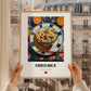 Fried Rice (Chǎofàn) – Art, Chinese Food Wall Painting, styled in a charming Paris street view