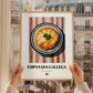 Empanada Gallega – on Striped Tablecloth, Spanish Pastry Painting, styled in a charming Paris street view
