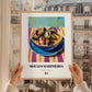 Moules Marinières – Colorful Oil Painting, French Food Wall Decor, styled in a charming Paris street view
