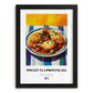 Poulet à la Provençale – Colorful Oil Painting, French Food Painting, in sleek black frame