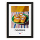 Pain Perdu – Oil Painting, French French Dessert Painting, in sleek black frame