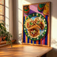 Tacos al Pastor – Oil Painting, Mexican Food Wall Painting, clean layout with no caption