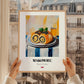 Makowiec – Oil Painting, Polish Dessert Wall Decor, styled in a charming Paris street view