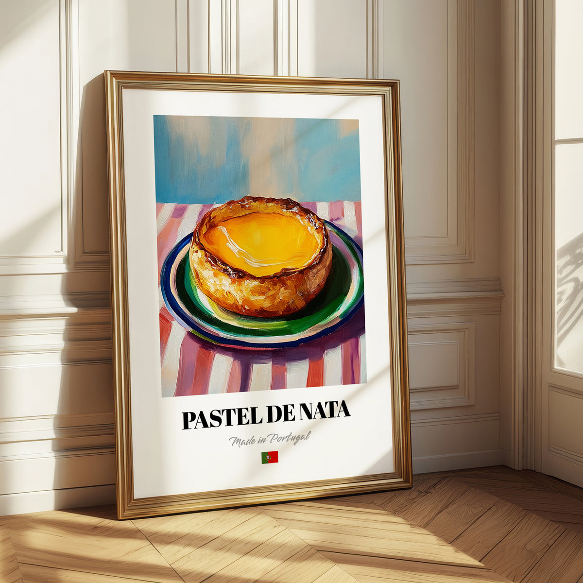 Pastel de Nata – Oil Painting, Portuguese Dessert Print 