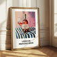 Côtes De Provence Rosé – on Striped Tablecloth, French Wine Still Life