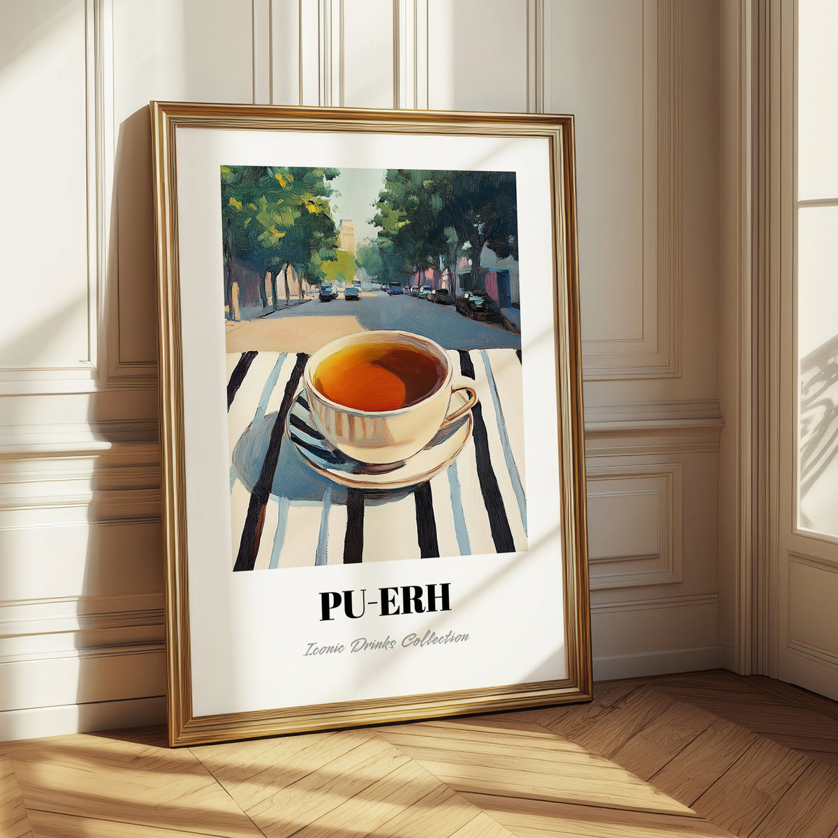 Baijiu – Chinese Café on the Corner, Chinese Tea Painting