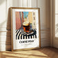 Černé Pivo – Czech Outdoor Café Scene, Czech Spirit Wall Print