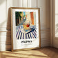 Pálinka – Hungarian Outdoor Café Scene, Hungarian Spirit Illustration