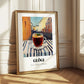 Glögi – Finnish Outdoor Café Scene, Finnish Wine Poster