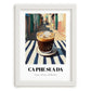 Cà Phê Sữa Đá – Vietnamese Street Café Scene, Vietnamese Coffee Painting, placed in minimal white frame