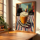 Teh Tarik – Malaysian Street Café Scene, Malaysian Tea Wall Decor, clean layout with no caption
