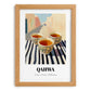 Qahwa – Saudi Café on the Corner, Saudi Coffee Still Life, set in oak frame