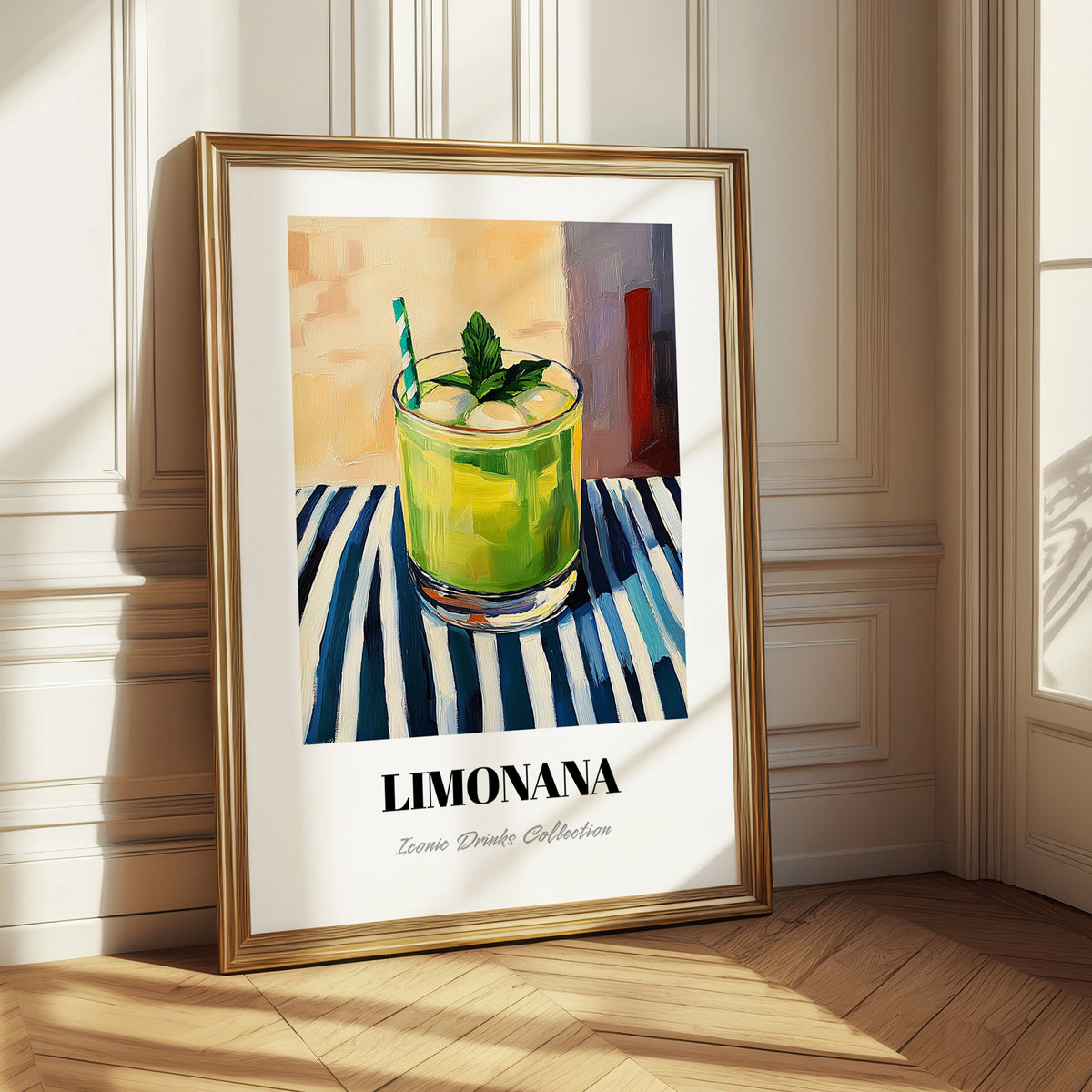 Limonana – Israeli Street Café Scene, Israeli Spirit Print